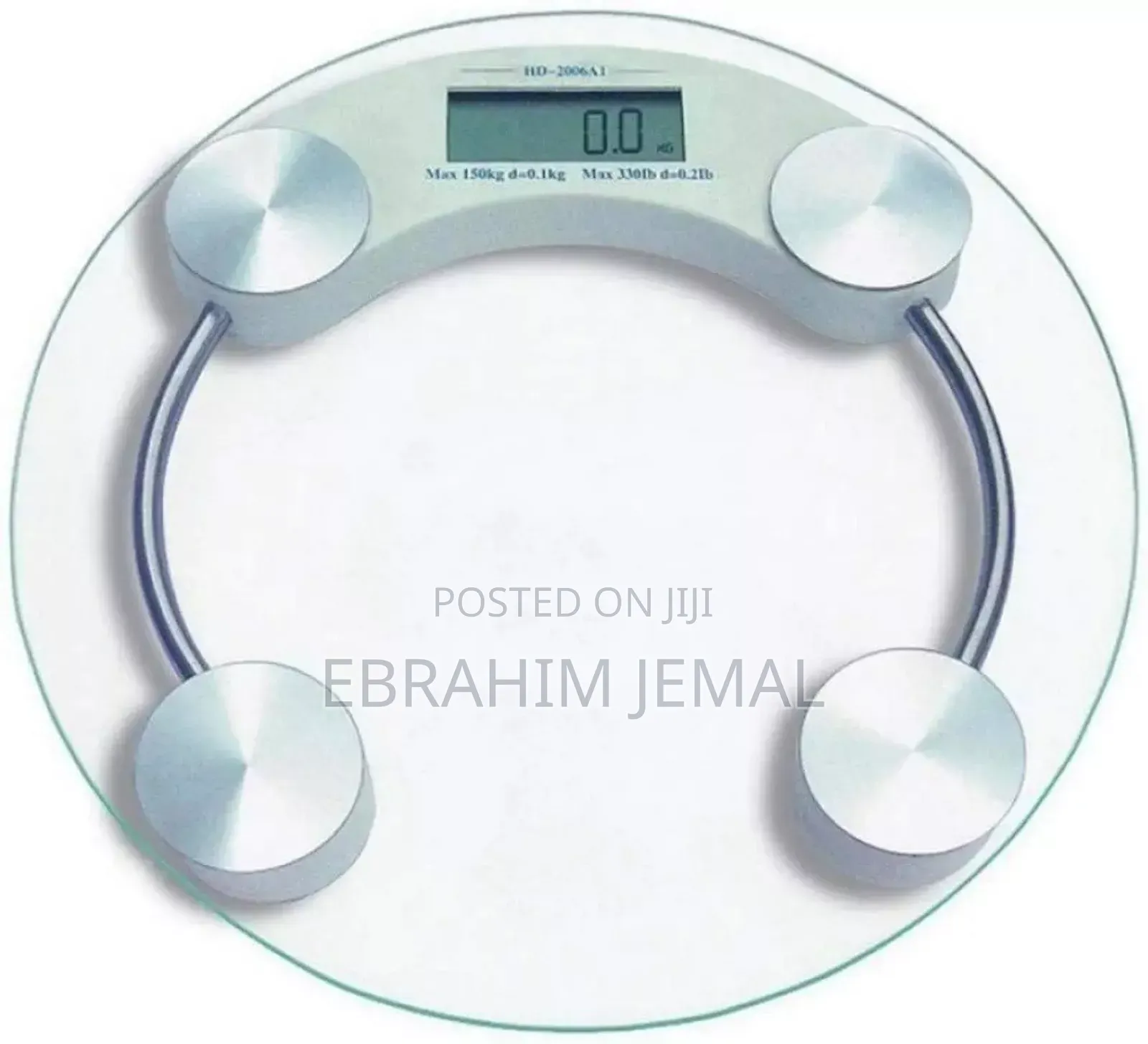 Digital Glass Electronic Personal Scale With 180kg Capacity