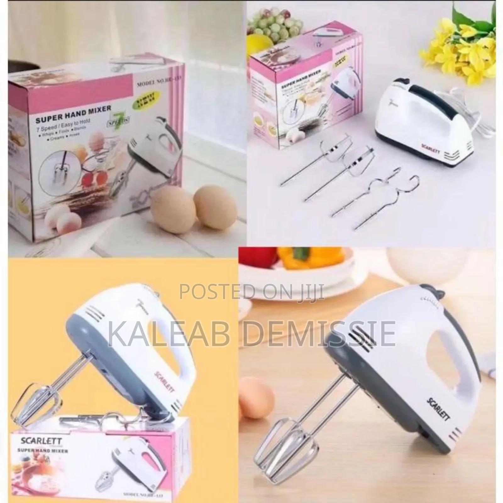 Scarlett Kitchen Hand Mixer Ideal for Cakes