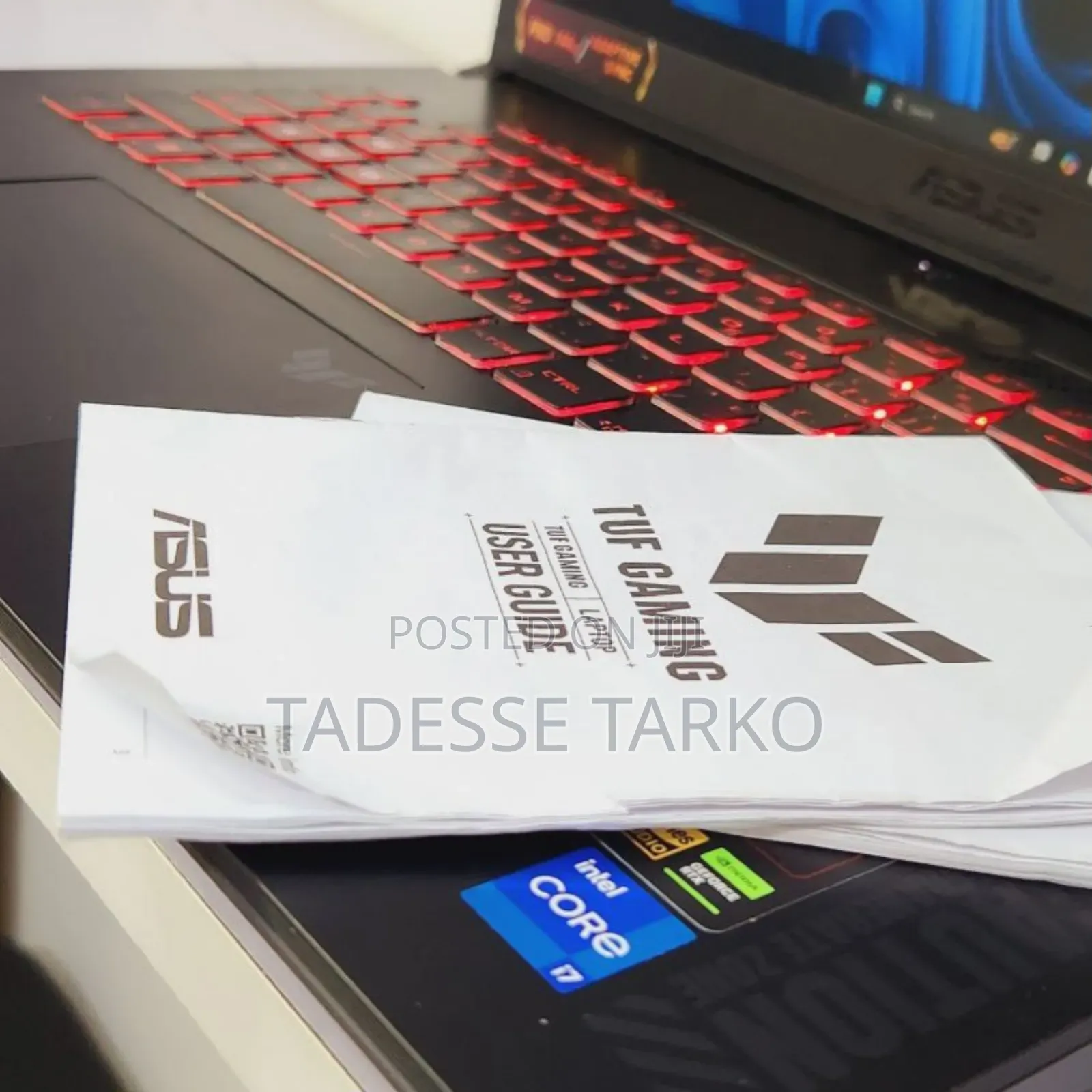 New Laptop Asus 16GB Intel Core I7 SSD 1T