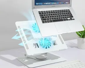 360° Rotating Laptop Stand Fan