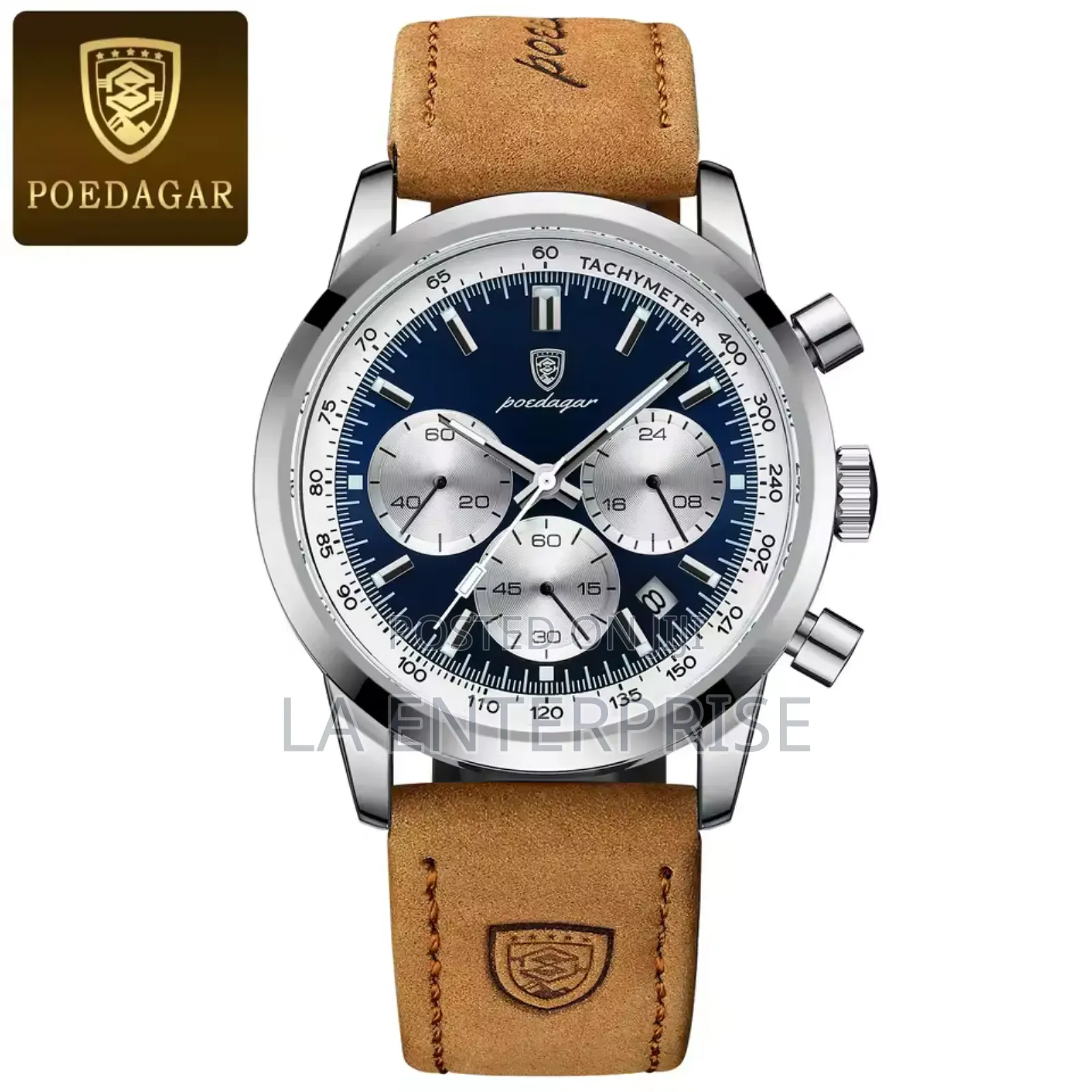 Poedagar Leather Watch