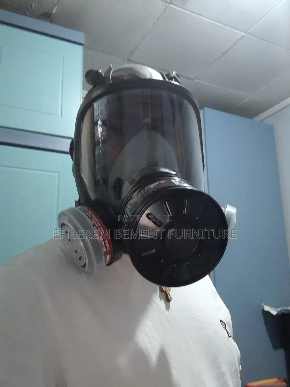 Full Face Gas Mask: 1pack Gas Masks Survival Nuclear And Chemical