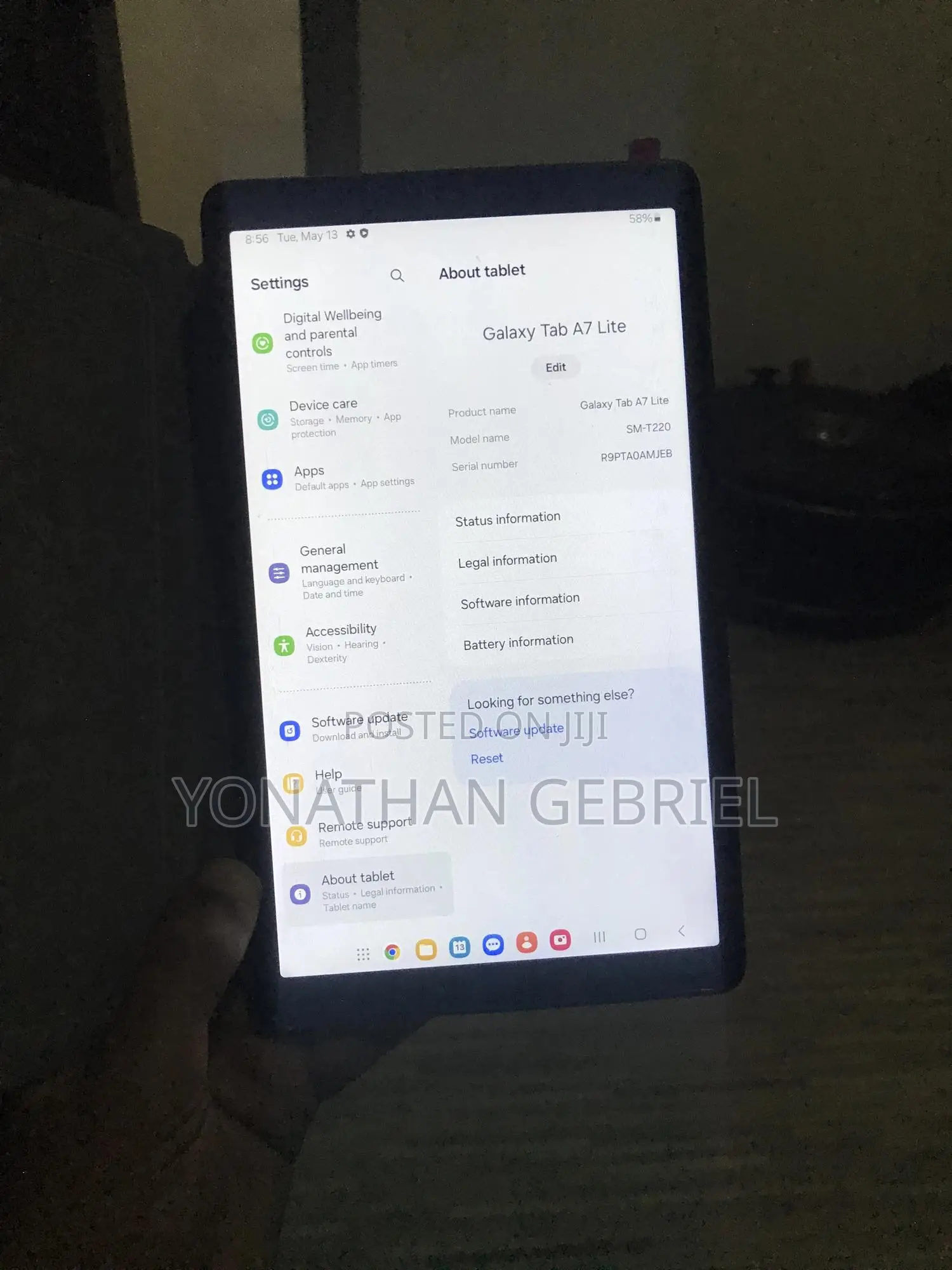 New Samsung Galaxy Tab A7 Lite 32 GB Gray