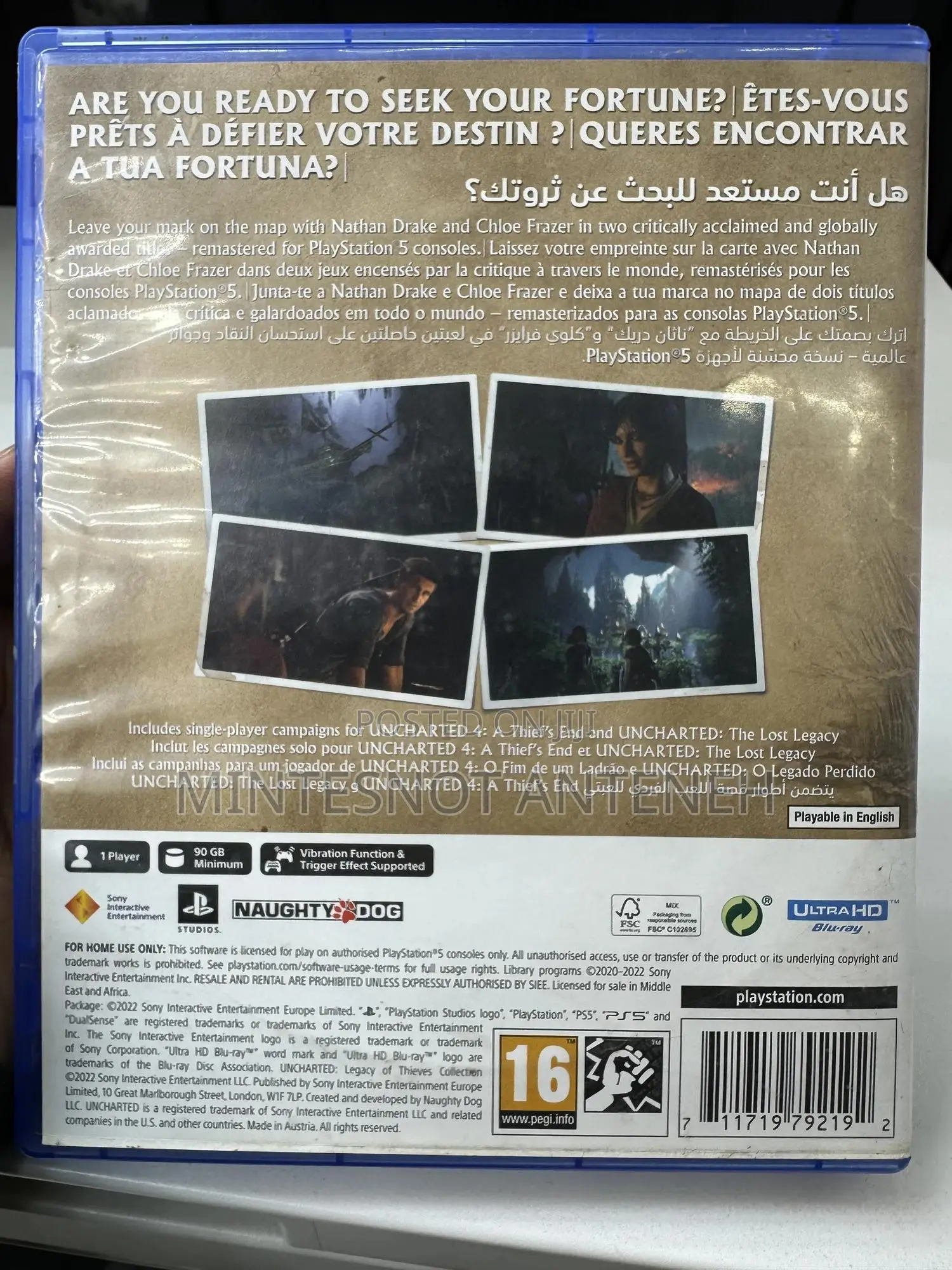 Ps5 Cd Uncharted