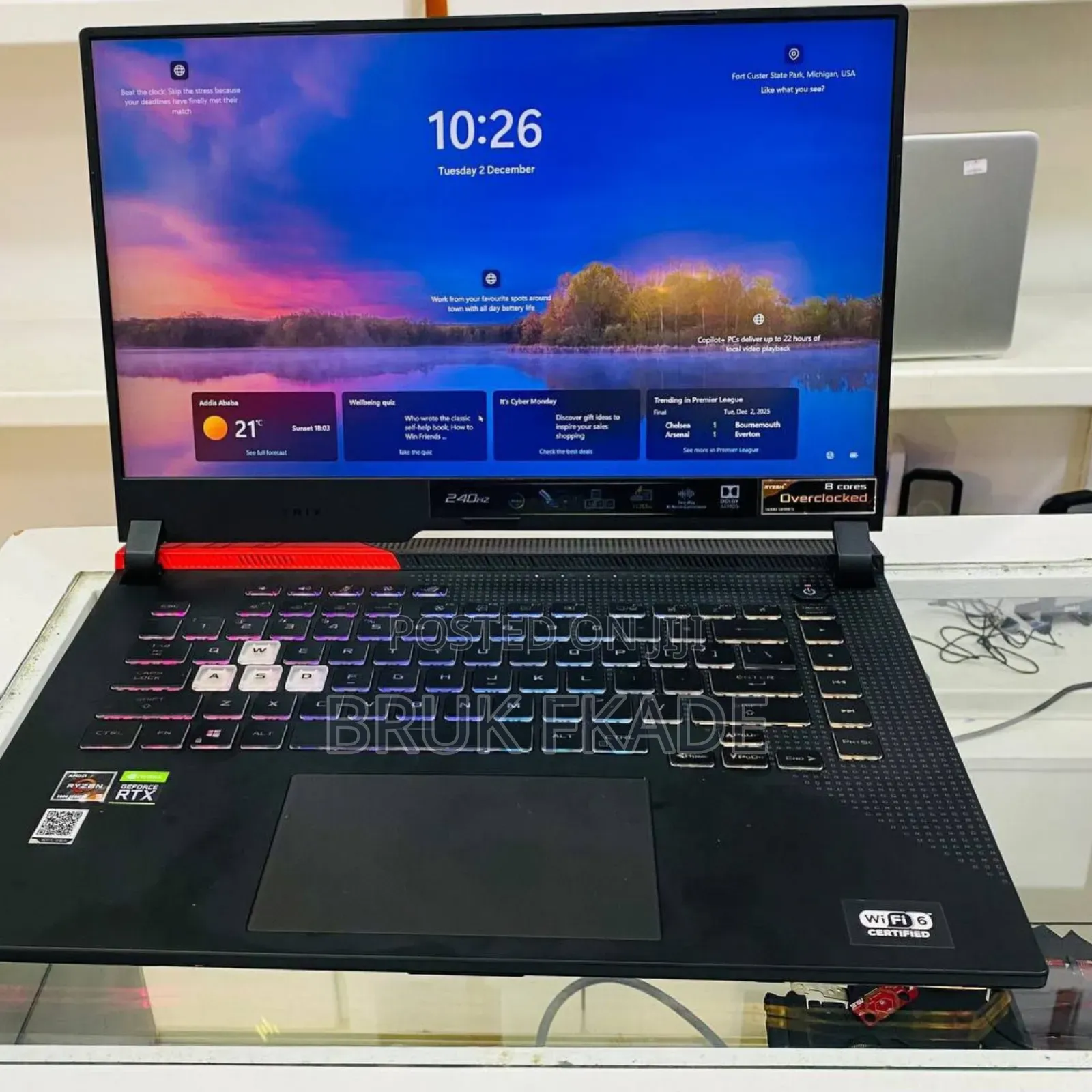 New Laptop Asus ROG Strix G15 16GB AMD Ryzen 9 SSD 512GB