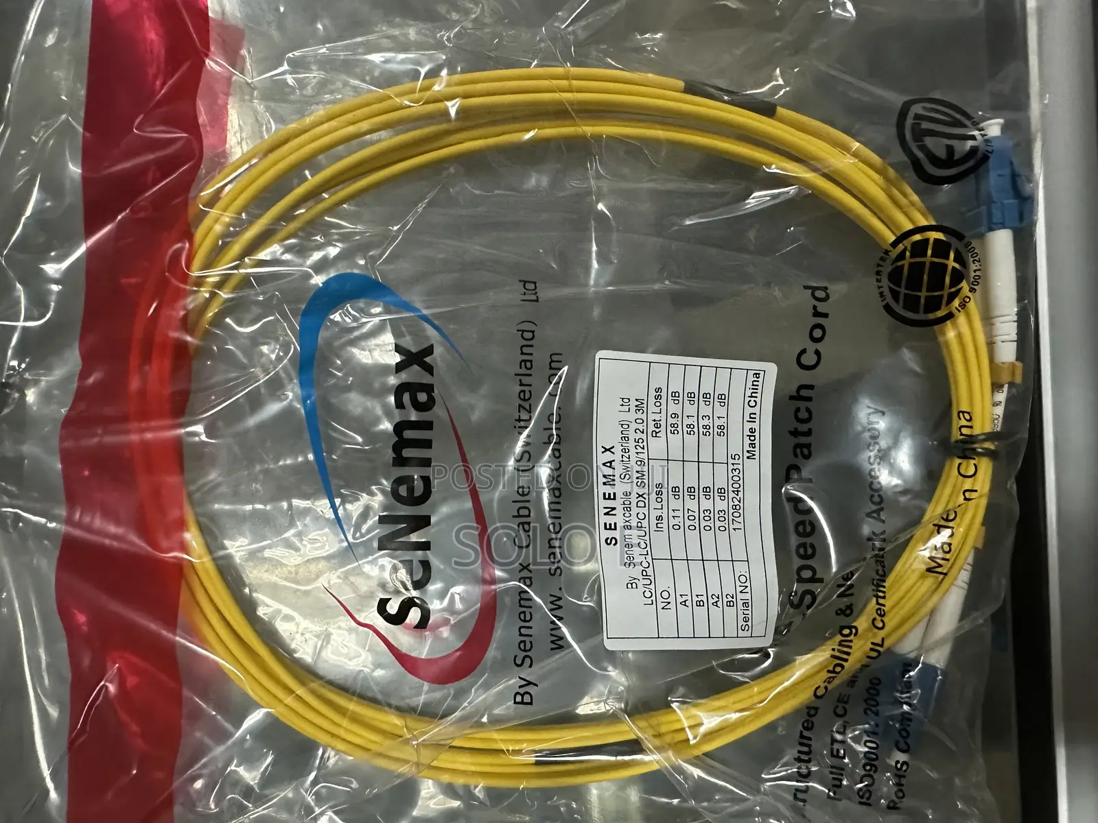 Fiber Patch Chord Lc-Lc