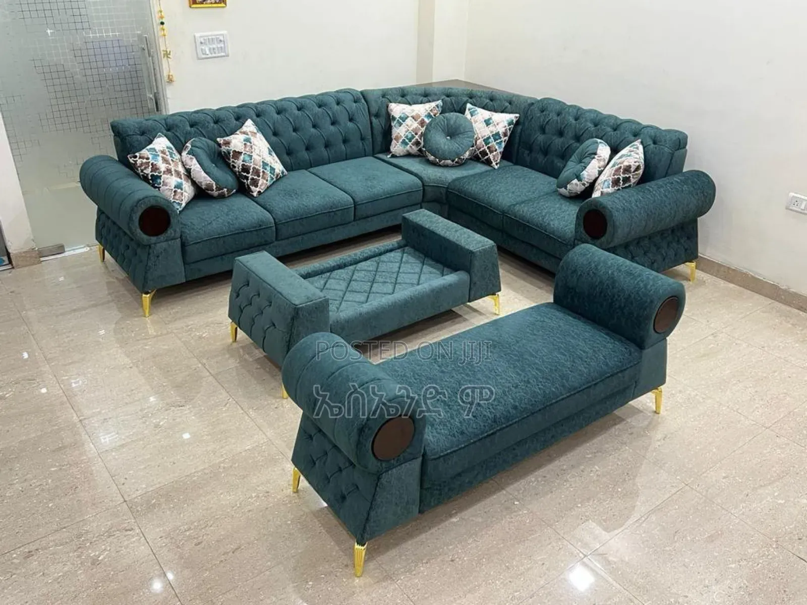 Scandinavian Sofa Design With Table