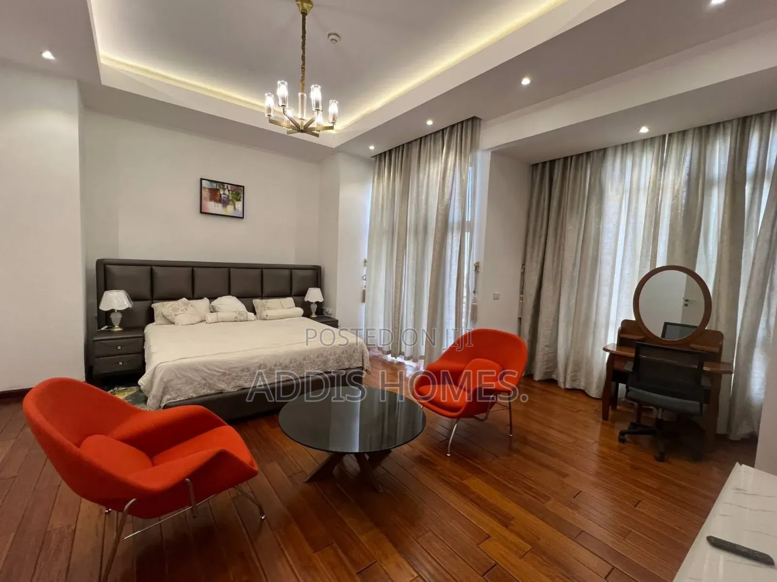 Furnished 4bdrm Apartment in Bole for rent