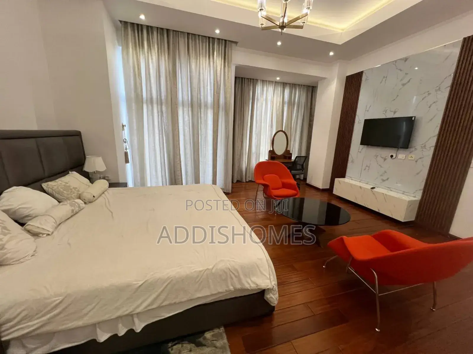 Furnished 4bdrm Apartment in Bole for rent