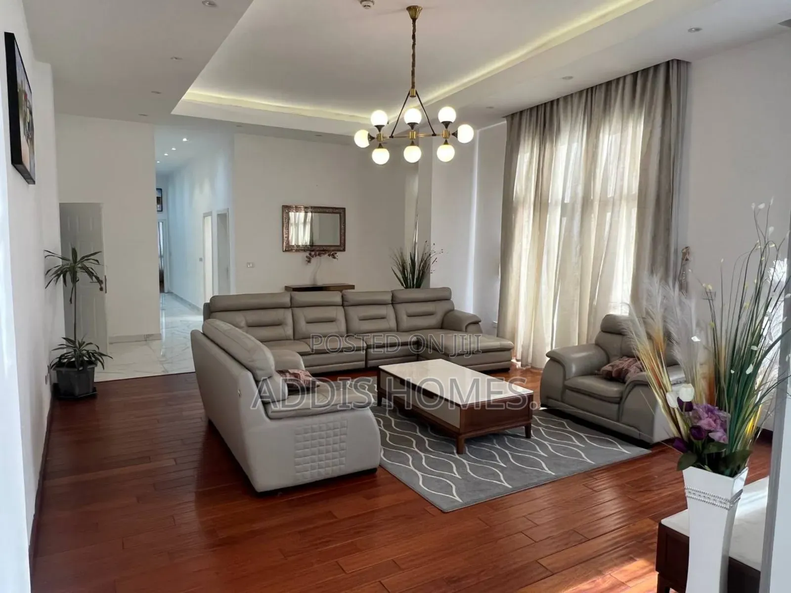 Furnished 4bdrm Apartment in Bole for rent