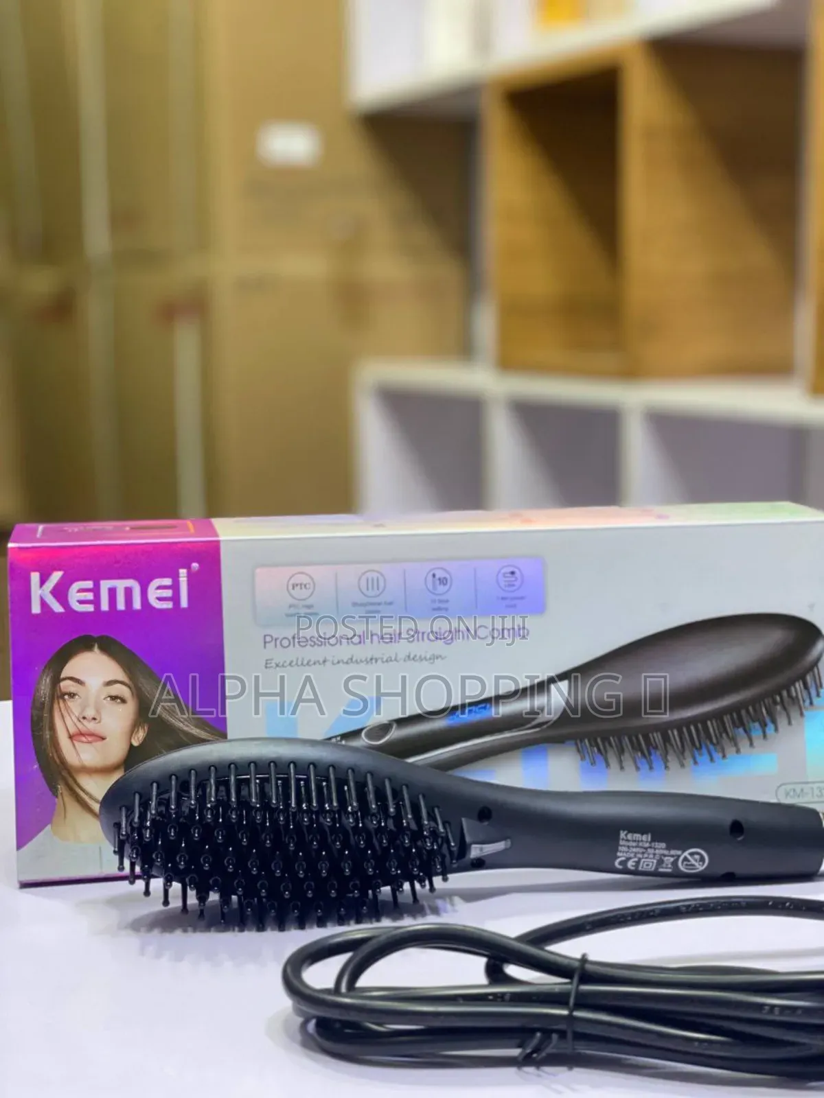 Hair Styler ዘመናዊ ኤሌክትሪካል የፀጉር ማበጠሪያ