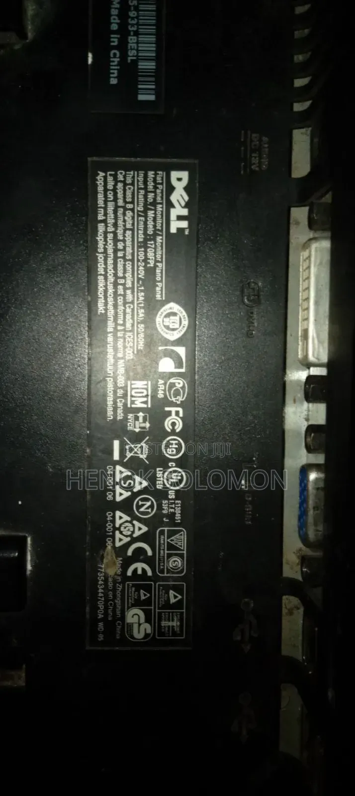 Desktop Computer Dell OptiPlex 3020 4GB Intel Core I5 HDD 500GB