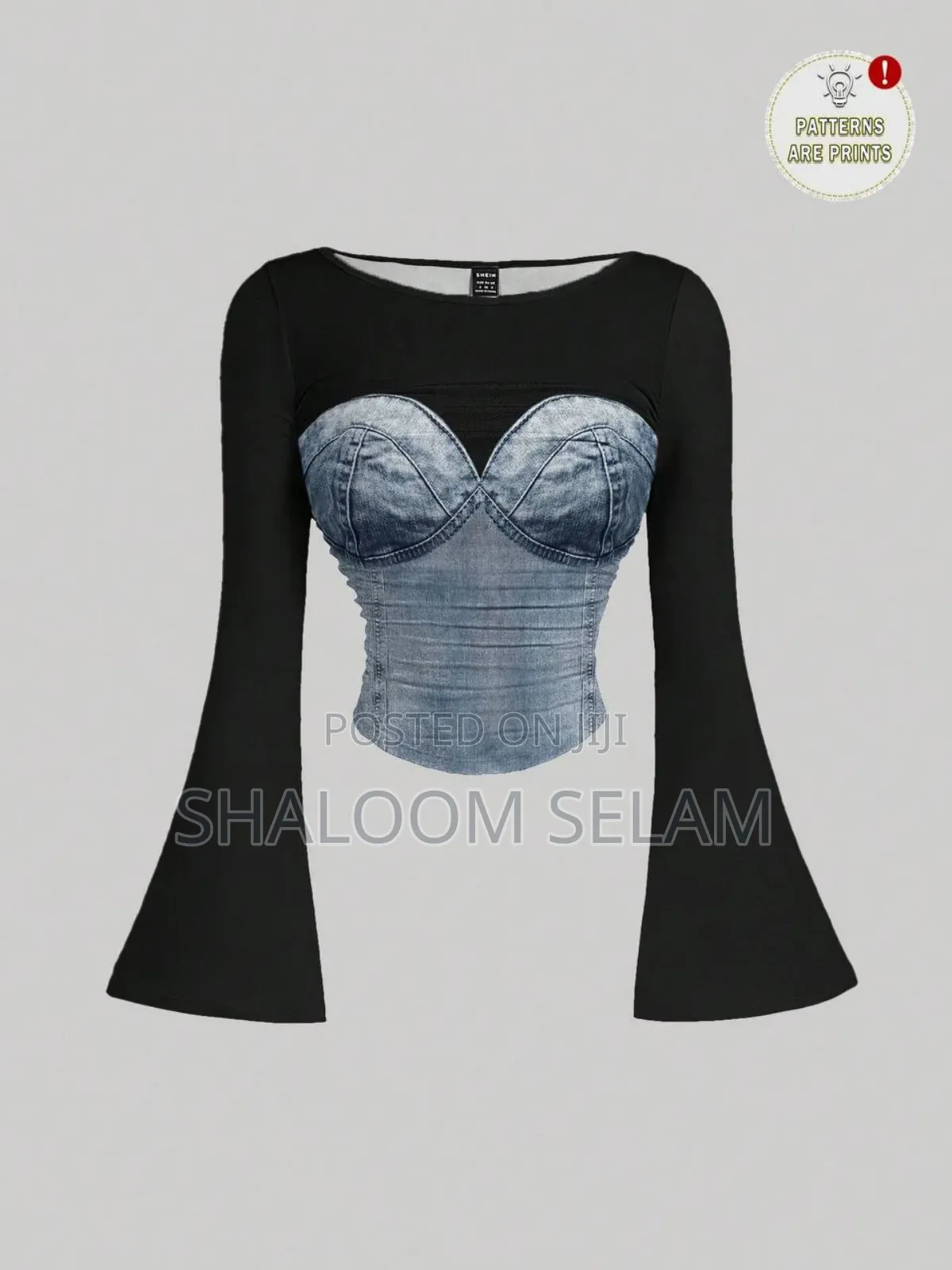 Long Sleeve Crop Top