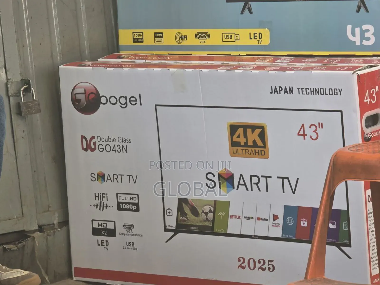 43"Inch Google"4"K"Tv