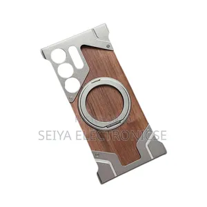 Wood Frameless Case for a Samsung Galaxy Ultra Phone, Ultra S23