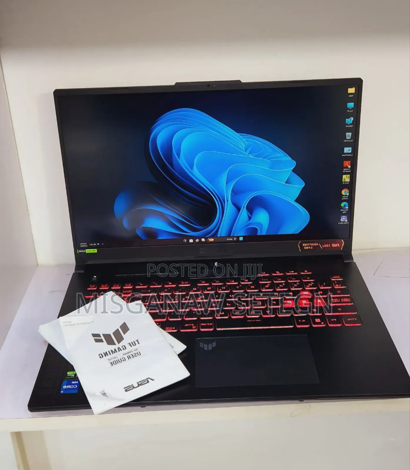 New Laptop Asus TUF Gaming F16 16GB Intel Core I7 SSD 1T