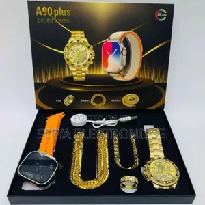 A90 Plus Smartwatch Set With Man