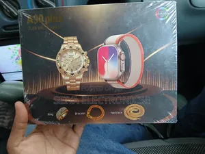 A90 Plus Smartwatch Set With Man