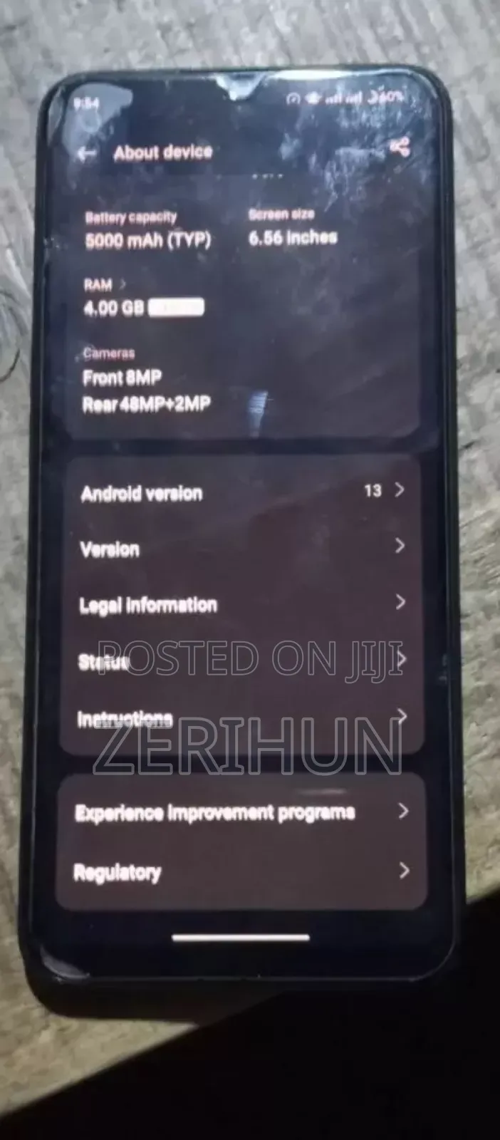 Oppo A77 4G 64 GB Black