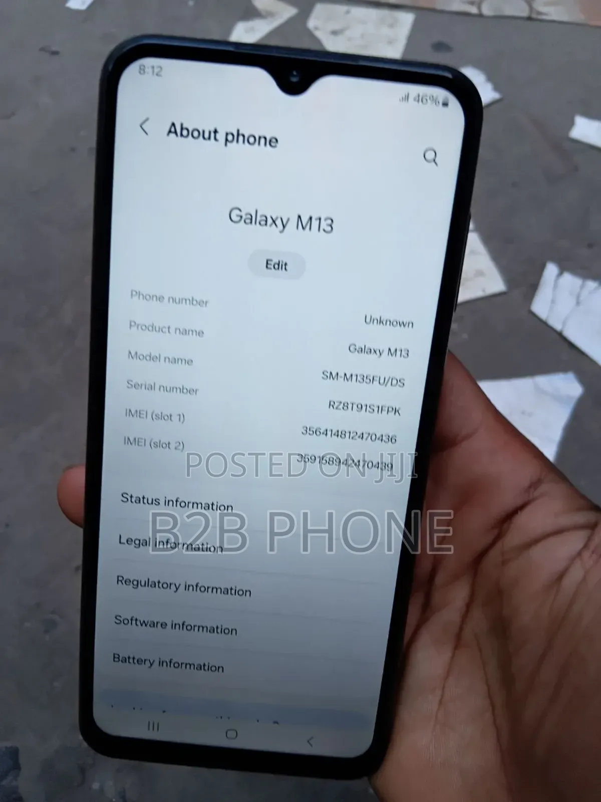 Samsung Galaxy M13 64 GB Gray