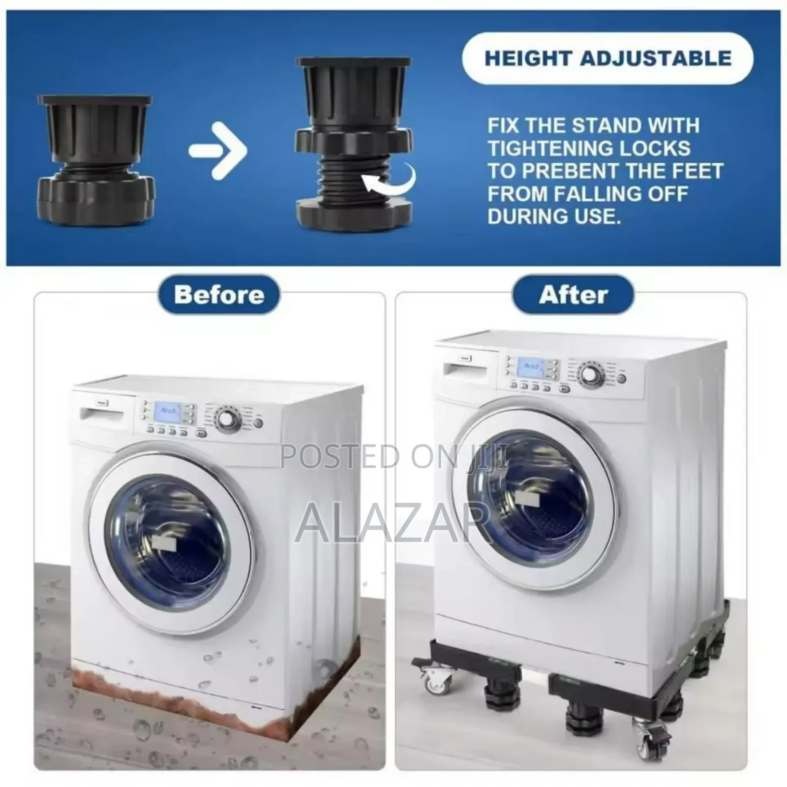 Adjustable Base For Washing Amachine Refrigerator ከፍተኛ