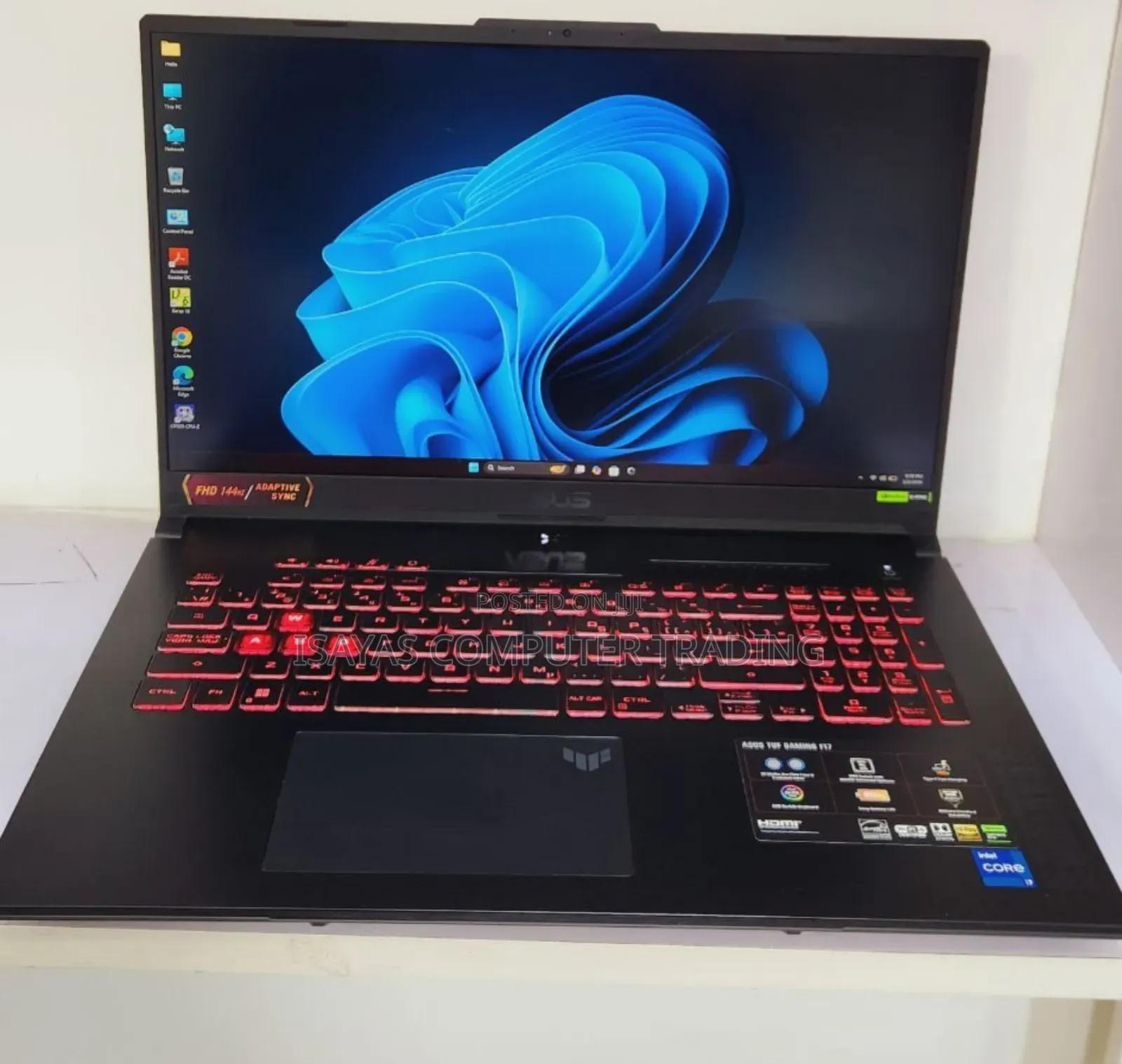 New Laptop Asus TUF Gaming A15 16GB Intel Core I7 SSD 1T