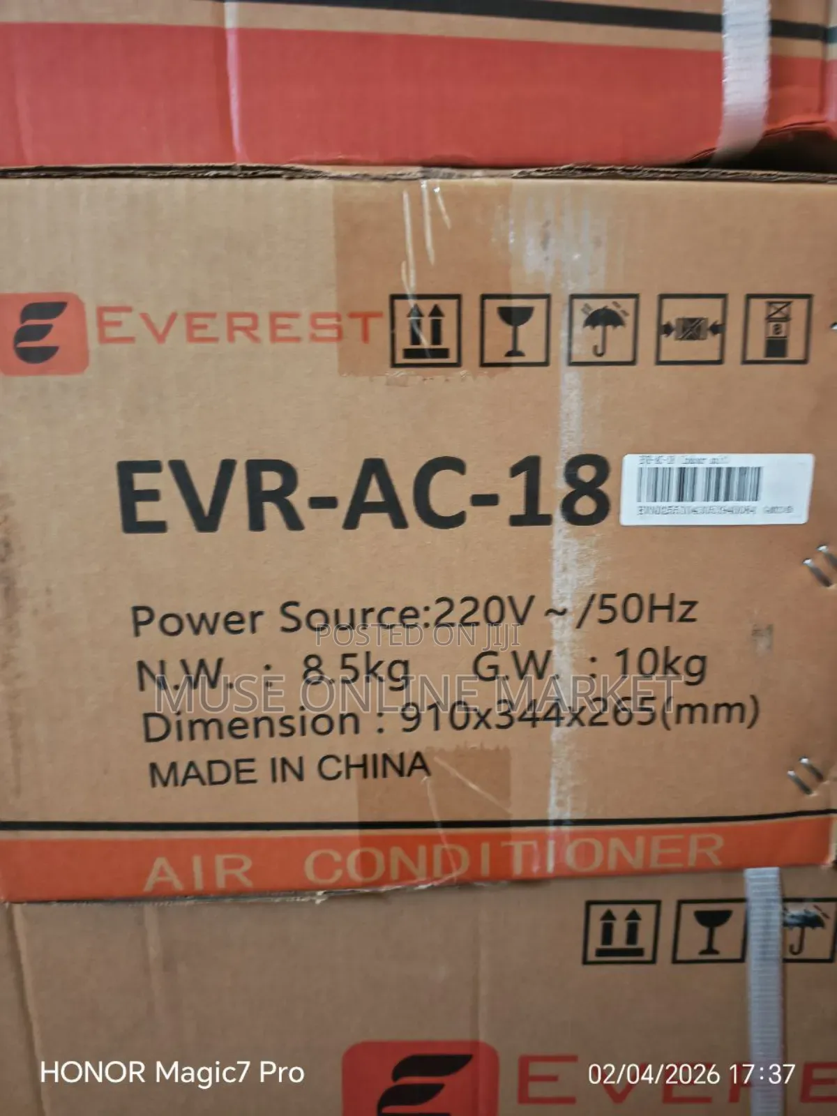 Everest 18000btu Split Type Air Conditioner