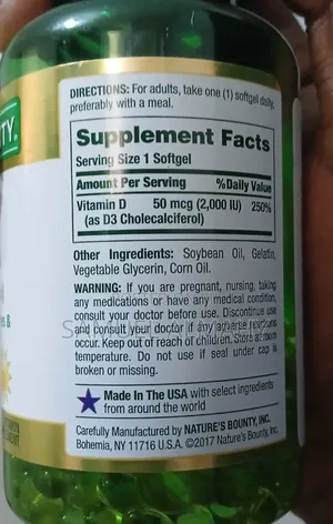 Vitamin D3 (Usa) Nature's Bounty (America)