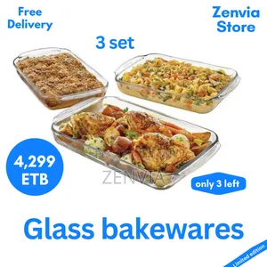 የመስታዎት ፓትራዎች ( Glass Bakewares) /🔴Free Delivery/