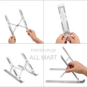 Frame Laptop Stand Foldable Height Adjustable Metal