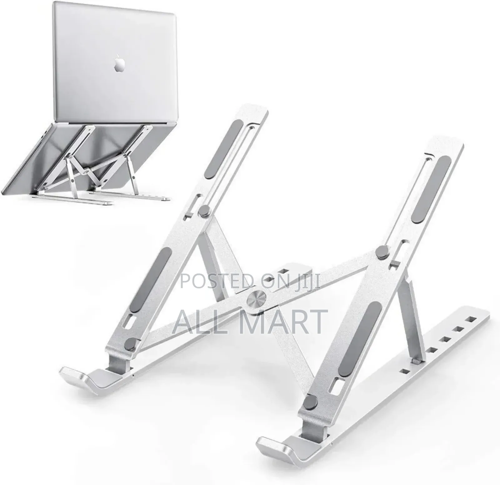 Frame Laptop Stand Foldable Height Adjustable Metal