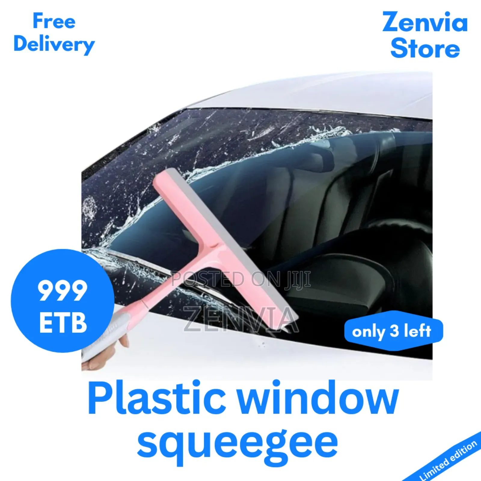 Hand-held Plastic Window Squeegee /🔴Free Delivery/