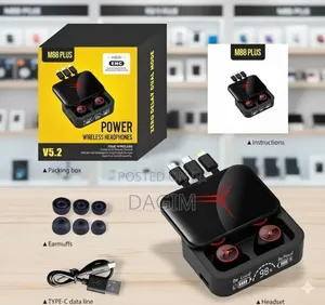 M88 Plus Air Pod + Powerbank