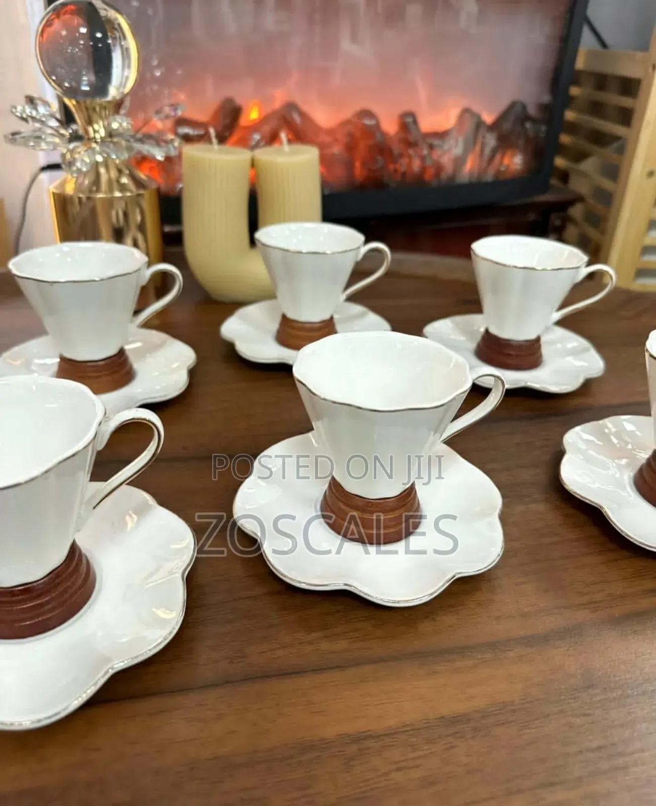 Ceramic Coffee Cup With Saucer