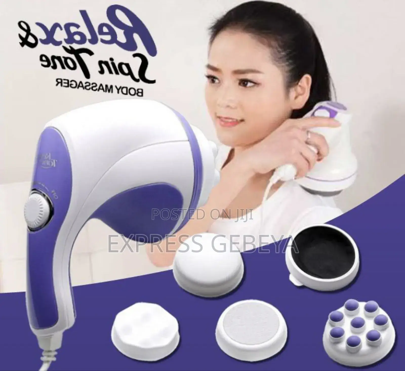4in1 Face and Full Body Relax and Spin Tone Massager