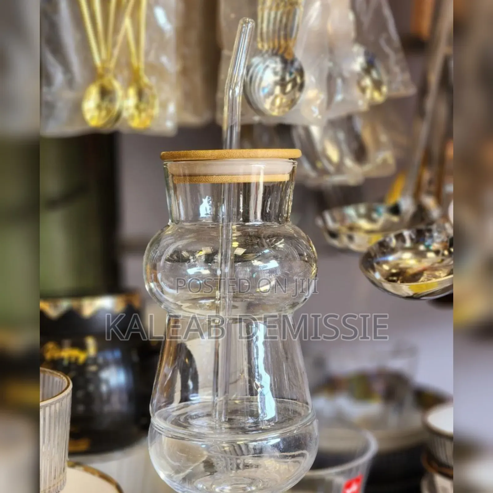 የሞይቶ ብርጭቆ በአዲስ ዲዛይን Glass Drinking Jar