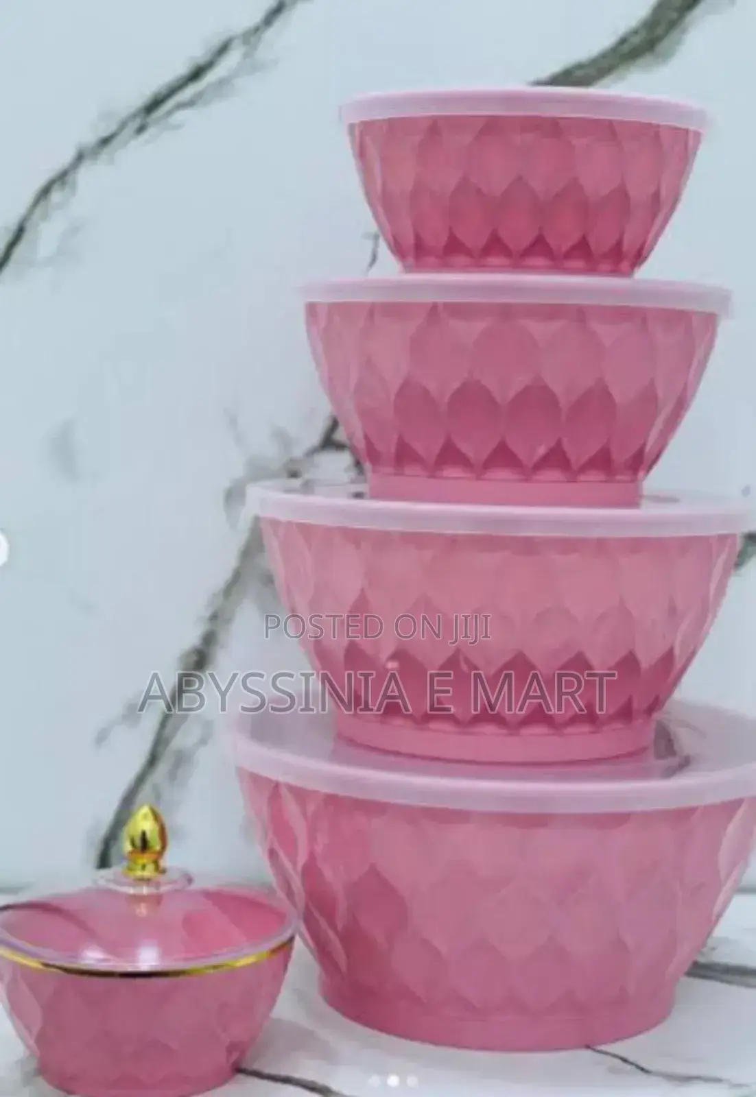 5 PCS Plastic Mixing Bowl