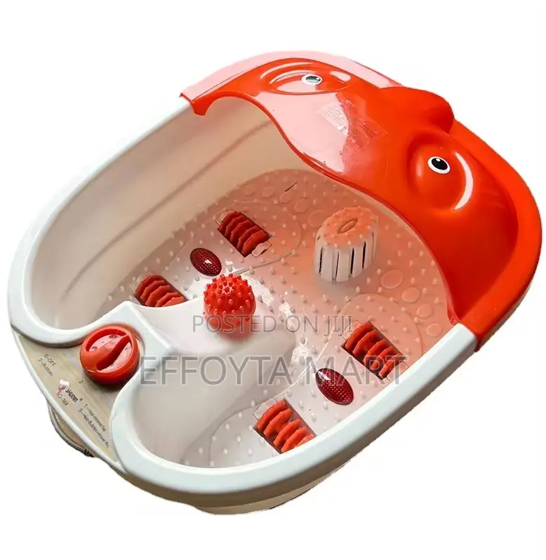Footbath and Massager በኤሌክትሪክ የሚሰራ የእግር ማጠቢያ እና ማሳጅ ማድረጊያ
