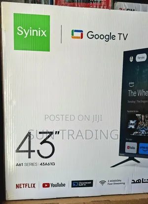 Syinix 43" Google Smart Television | A61 Series