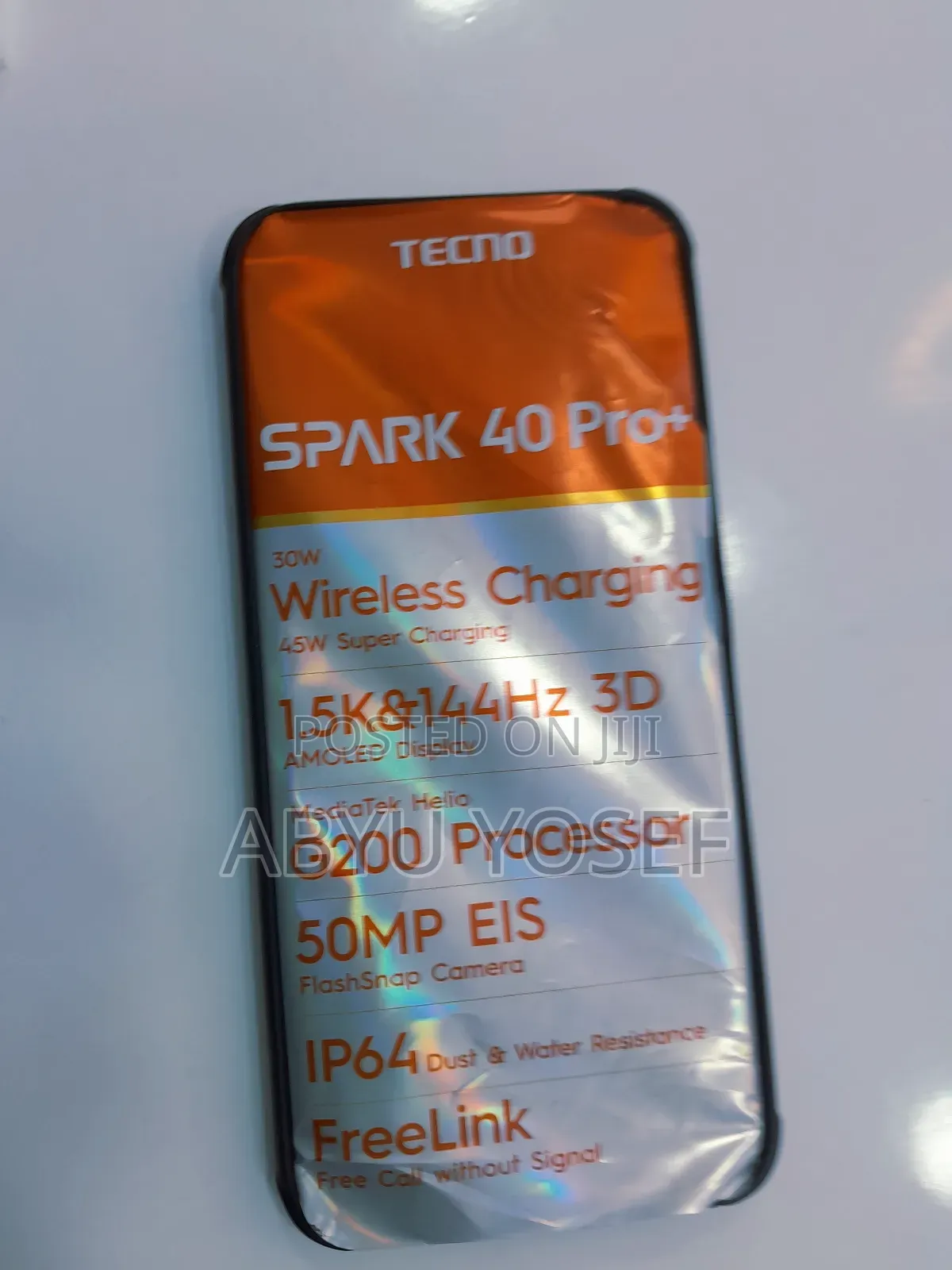 New Tecno Spark 40 Pro+ 256 GB Black