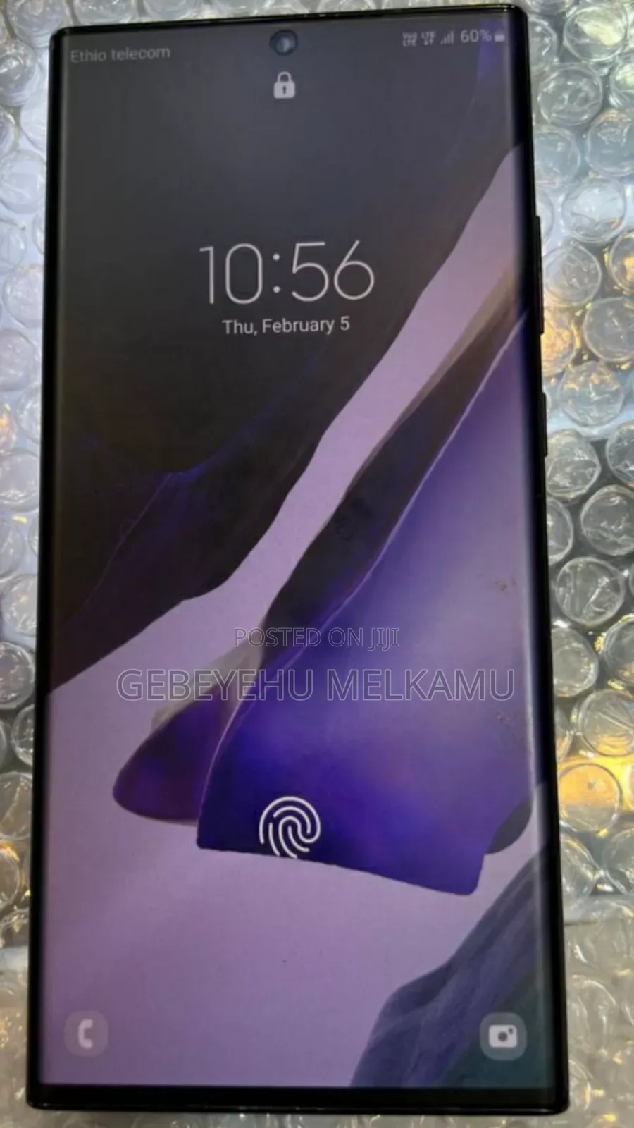 New Samsung Galaxy S20 Ultra 256 GB Black