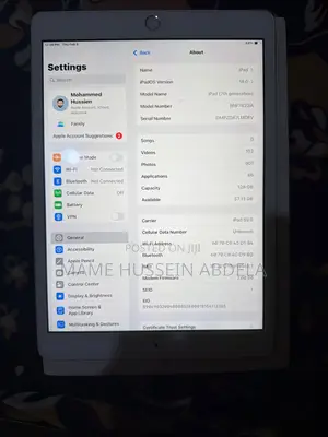 Apple iPad 10.2 (2019) 128 GB Gray