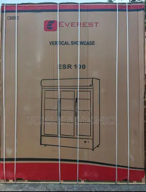 Everest Three-door Commercial Display Refrigerator/Merchandiser.