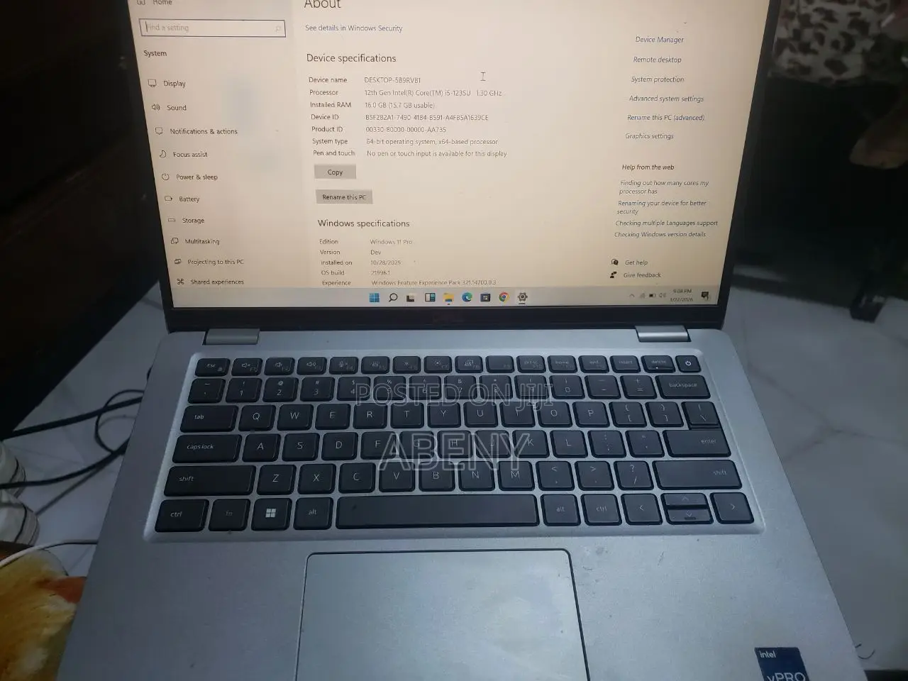 Laptop Dell Latitude 5310 16GB Intel Core I5 SSD 512GB