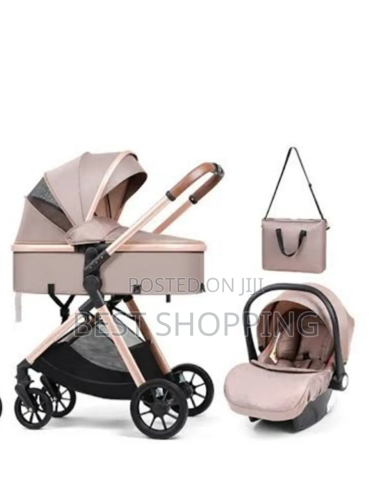 Kidilo 3 In 1 Baby Travel System Baby Stroller,Car Seat And Mommy Bag