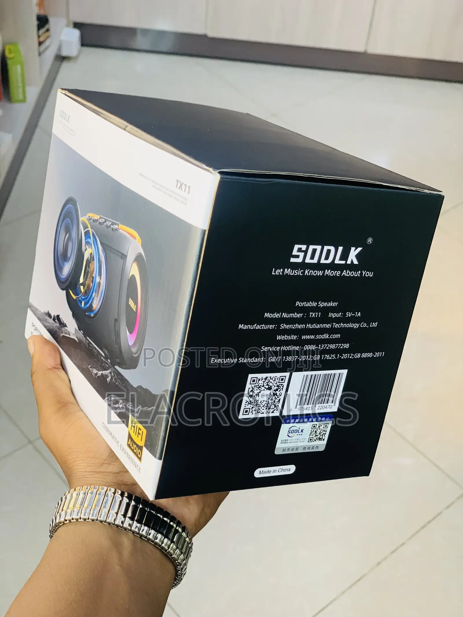 Sodlk Tx11 Premium Bluetooth Speaker - Hifi Audio (Cinematic Sound)