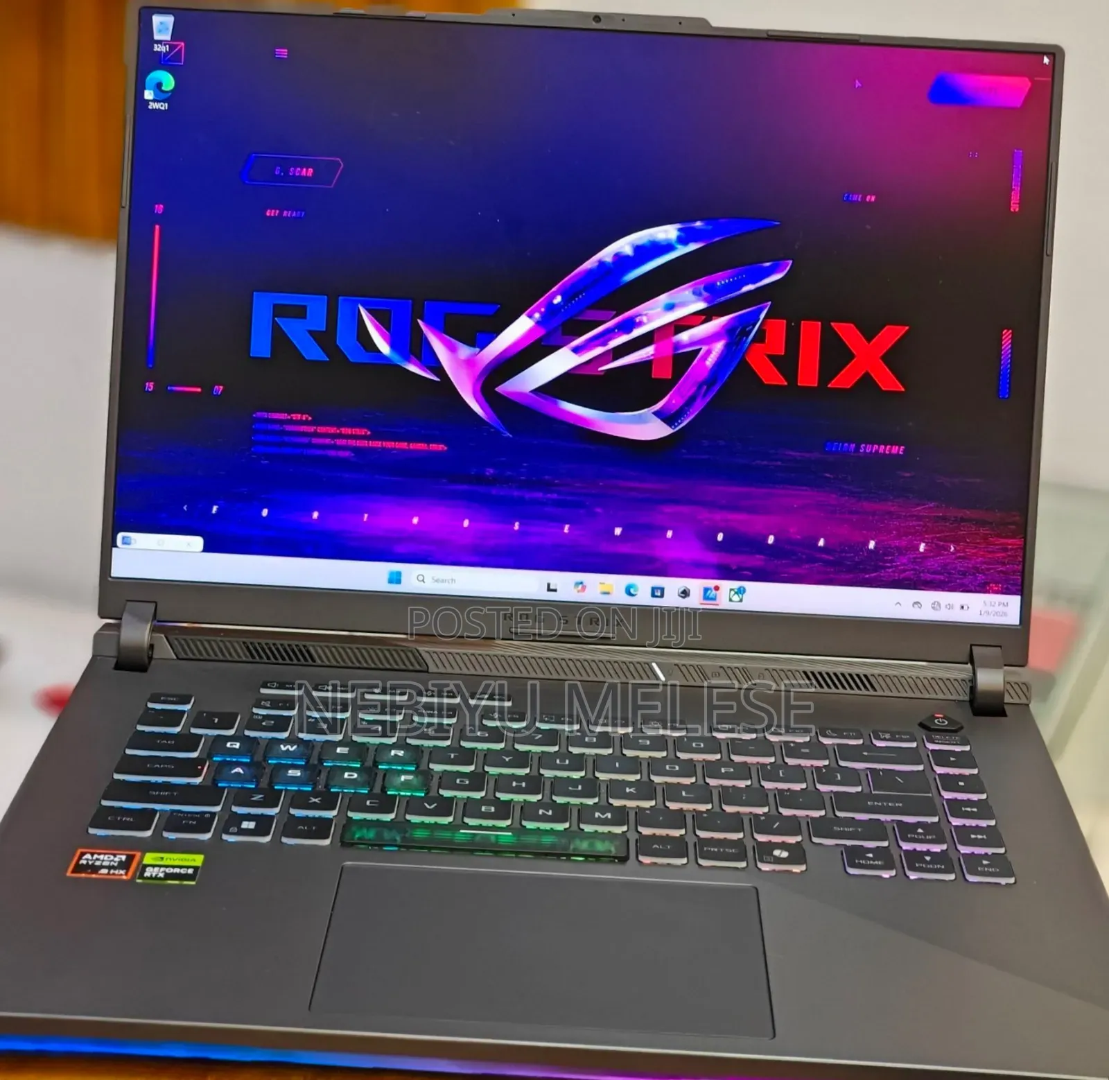 New Laptop Asus ROG Strix G16 G614 16GB AMD Ryzen 9 SSD 1T