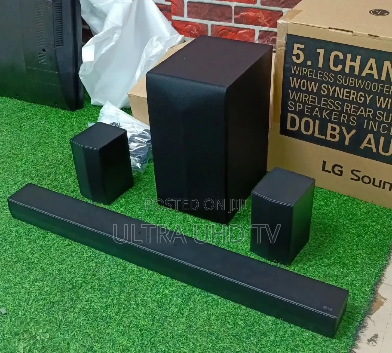 Lg 5.1 Channel Soundbar System, Likely the S65tr or S60tr Model. Key