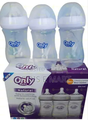 3pcs Only Baby Feeding Bottles