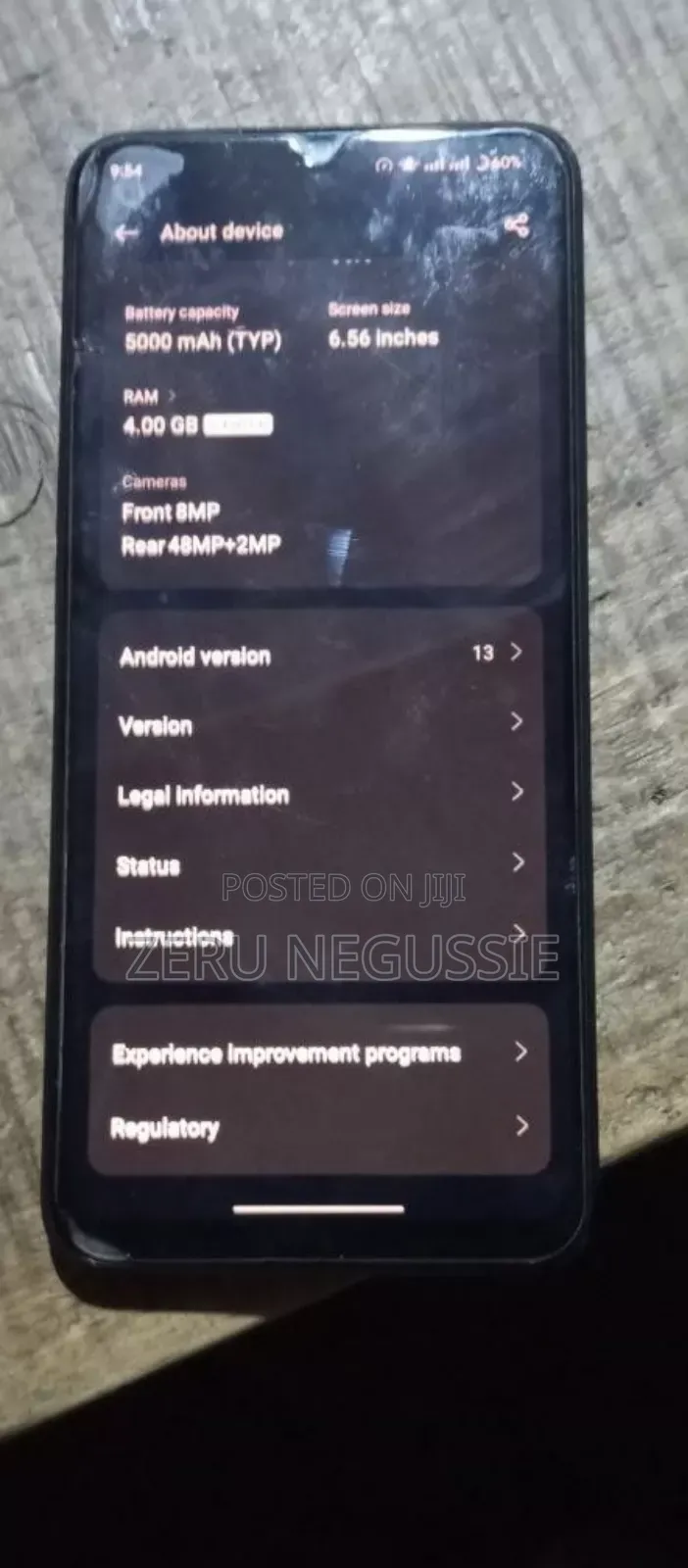 Oppo A77 4G 64 GB Black